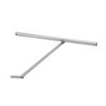 Surface Overhead Door Stop-Only, Size 3, UL Fire Rated, 630/US32D Satin Stainless Steel