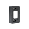 Plastic Single Gang Multi-Mount Box, Black