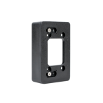Plastic Single Gang Multi-Mount Box, Black