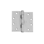 Raised Barrel (RB) 5-Knuckle Hinge, Standard Weight, Full Mortise, Oil Impregnated Bearing (TA), 4.5in x 4.5in (4545), Non-Ferrous Base, 630/US32D Satin Stainless Steel