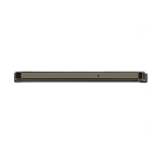 Narrow Rim Exit Device, Star Wheel Latch, Fits Wood and Metal Doors, 36in, 695/SP313 Anodized Dark Bronze