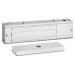 1200lbs EM Lock, Single Door Slave Electromagnetic Lock, 12/24VDC, UL 294 Listed, Grade 1, 628/US28 Satin Aluminum