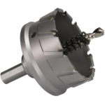2-1/2in Carbide Tipped Hole Cutter, 1in Cut Depth, 1/2in Shank
