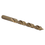 31/64in Stepped Point Cobalt Drill Bit, 135 Degree Split Point Tip, 3-Flat Shank, (Included in GSC29J-PC Set)