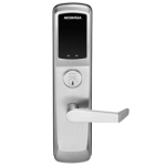 nexTouch Exit Trim, Touchscreen Keypad, Augusta Lever, No Radio - Standalone, Schlage C Keyway, Grade 1, Weather Resistant, 626/US26D Satin Chrome ***Yale is Now Accentra***