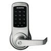 nexTouch Touchscreen Keypad Bored Lock, Augusta Lever, No Radio - Standalone, Schlage C Keyway, Grade 1, Weather Resistant, 626/US26D Satin Chrome ***Yale is Now Accentra***