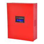 NAC Power Supply, 4 Class A, 8 Class B, 24VDC @ 10A, LCD and Network Connection for Programming and Status Monitoring, 115VAC, Red BC400 Enclosure