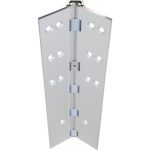 230608_L.png Full Mortise Concealed Geared Continuous Hinge, No Door Inset, Flush Mount, Heavy Duty, 83in, Up to 450lbs, 628/US28/C Clear Anodized Aluminum