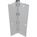 230615_L.png Full Mortise Concealed Geared Continuous Hinge, 1-1/8in Door Inset, Heavy Duty, 120in, Up to 450lbs, 628/US28/C Clear Anodized Aluminum