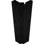 230617_L.png Full Surface Geared Continuous Hinge, 1/16in Door Inset, Heavy Duty, 83in, Up to 450lbs, 315/B Black Anodized