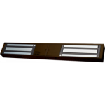 1200lbs, Double Magnetic Lock, 12-24VDC, UL, ULC, Duranodic Dark Bronze