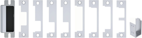 Fire Rated Electric Strike 12/24VDC/VAC, FS/Fail Secure, Kit Includes 1J, 1K, 1KD, 1KM, 1N, 1ND, 1NM and 1NTD Faceplates (4-7/8in x 1-1/4in), Cylindrical/Mortise/Rim Exits Latches Max 3/4in Throw, Dual Lock Monitors and Strike Monitor, 630/US32D Stainless Steel