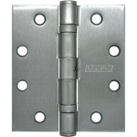 MacPro 5-Knuckle Hinge, Standard Weight, Full Mortise, Ball Bearing, 4.5in x 4.0in (4540), Steel Base, 652/US26D Satin Chrome