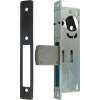 1-1/8in Backset Deadbolt, 1in x 6-7/8in Beveled Faceplate, Left Hand or Right Hand Reverse Handing, Without Strike Plate, Fits Glass Aluminum Doors, 695/SP313 Anodized Dark Bronze