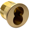 LFIC Mortise Housing Less Core, 1-1/4in Clover Cam, Standard Collar, 612/US10 Satin Bronze