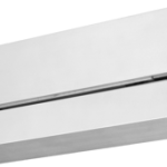 2000lbs Surface HiShear Single Door Concealed Electromagnetic Lock, DPS Door Position Status, Integrated Electronics, 12/24VDC, 628/US28 Satin Aluminum