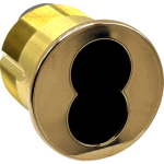 LFIC Mortise Housing Less Core, 1-1/4in Straight Cam, Standard Collar, 612/US10 Satin Bronze