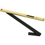 Concealed Overhead Stop-Only, Size 4, Grade 1, UL Fire Rated, 622/SPBLK Flat Black Powder Coat