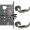 KIT - Electrified Mortise, Field Reversible - Fail Safe and Fail Secure, Princeton Lever with A Rose Trim, Less 1-1/8 Mortise Cylinder, Handing is Field Reversible, ANSI Strike SS118, 626/US26D Satin Chrome
