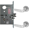 KIT - Electrified Mortise, Field Reversible - Fail Safe and Fail Secure, with Request to Exit Switch, Citation Lever with A Rose Trim, Less 1-1/8 Mortise Cylinder, Handing is Field Reversible, ANSI Strike SS118, 626/US26D Satin Chrome