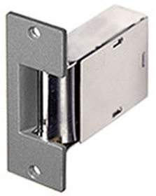240039_L.png Electric Strike, 8-16VAC, Fail Secure, 3-1/2in x 1-3/8in Faceplate, up to 5/8in Throw, Satin Chrome
