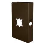 Door Wrap 2-3/4in Backset, 1-3/4in Door, 6-1/2in W x 9in H, 2-1/8in Hole, Indent Latch Prep, 612/US10 Bronze