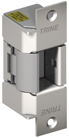 240086_L.png Electric Strike, Fire Rated, 12VDC, Field Selectable FS or FSE, 4-7/8in x 1-1/4in Faceplate, up to 7/8in Throw, Right Hand Field Reversible, Satin Stainless Steel, Indoor/Outdoor, Centered Cavity