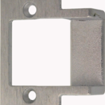 3000 Faceplate 2-3/4in x 1-1/8in Faceplate, up to 5/8in Throw, Fits Timely Frame - T-Strike, Satin Chrome