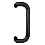 Offset Door Pulls 9in CTC 90 Degree Offset, Thru Bolts Type 1 Mounting, 711/315 Black