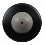 Wall Bumper Convex, 2-1/2in Diameter, Projection 1-1/8in, 622/US19 Black
