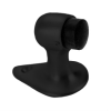 Door Stop Gooseneck 2-1/8in H, Base 2-5/8in x 1-5/8in, 622/US19 Black