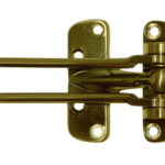Door Flip Guard, Aluminum Material, 606/US4 Satin Brass