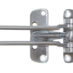 Door Flip Guard, Aluminum Material, 625/US26 Bright Chrome