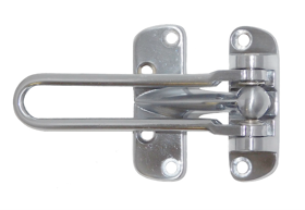 Door Flip Guard, Aluminum Material, 625/US26 Bright Chrome