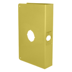240148_L.png Door Wrap 2-3/4in Backset, 1-3/4in Door, 6-1/2in W x 9in H, 2-1/8in Hole, Indent Latch Prep, 605/US3 Polished Brass