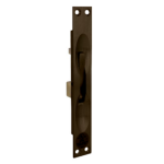 Manual Flush Bolt with 12in Extension Rod, Face Plate Size 1in x 6-3/4in, 613/US10B Oil Rubbed Bronze