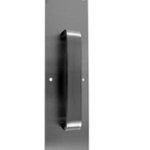 Pull Plate 4in x 16in, Wide Flat Pull, 8in CTC, 630/US32D Stainless Steel