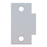 240287_L.png Blank T-Strike Filler Plate, 2-3/4in x 1-3/8in, 625/US26 Bright Chrome Plated