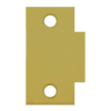 Blank T-Strike Filler Plate, 2-3/4in x 1-3/8in, 605/US3 Bright Brass Plated