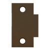 Blank T-Strike Filler Plate, 2-3/4in x 1-3/8in, 695/SP313 Duranodic Dark Bronze