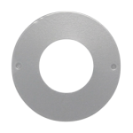240296_L.png Cylinder Plate 2-5/8in Outside Diameter, Cylinder Hole 1-1/4in Diameter, 625/US26 Bright Chrome Plated