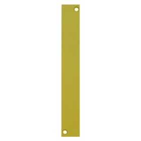 Latch Filler Plate 6-3/4in x 1in, 605/US3 Bright Brass Plated