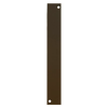 Latch Filler Plate 6-3/4in x 1in, 695/SP313 Duranodic Dark Bronze