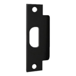 Extended Height Latch Hole ASA Strike, 4-7/8in x 1-1/4in, 622/US19 Black