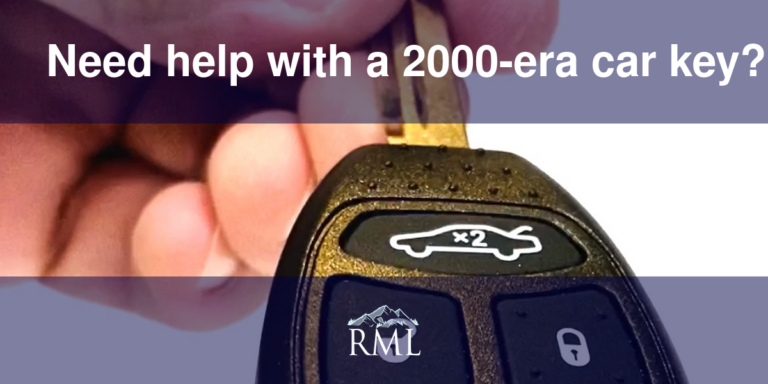 Need help with a 2000-era car key?