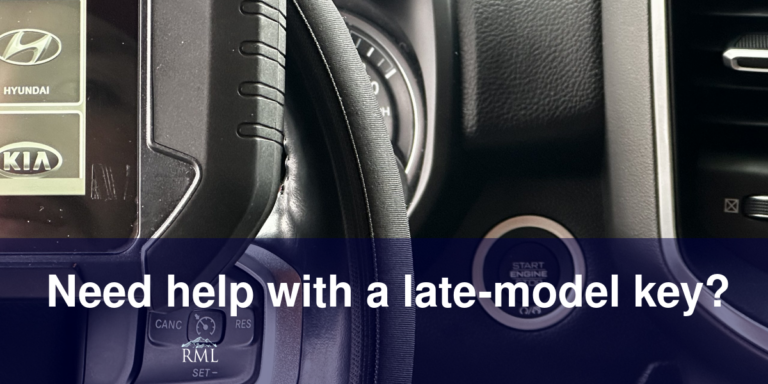 Need help with a late-model key?