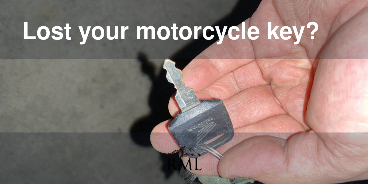 Lost your motorcycle key? - RMLOCK