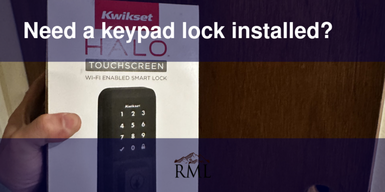 Need a keypad lock installed?