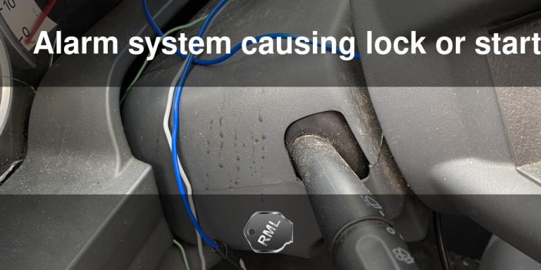 Alarm system causing lock or start issues?