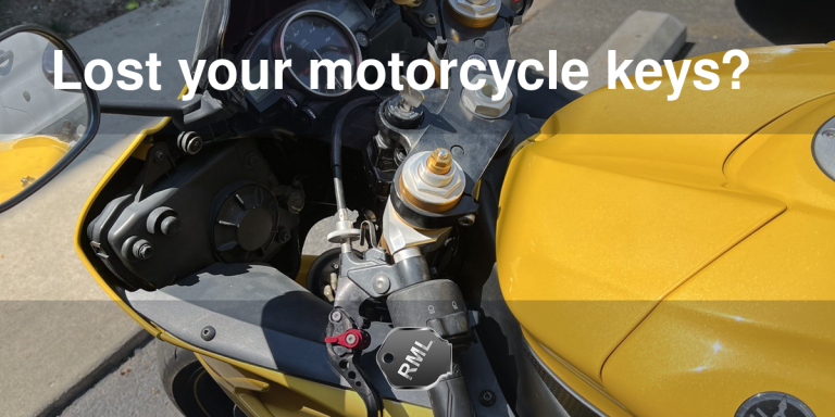 Lost your motorcycle keys?